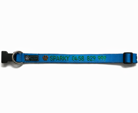 Collar Side On Single 1 Pet Collar Neon (Large 40-60cm)